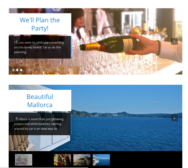 Web Setup Isla Mallorca Events