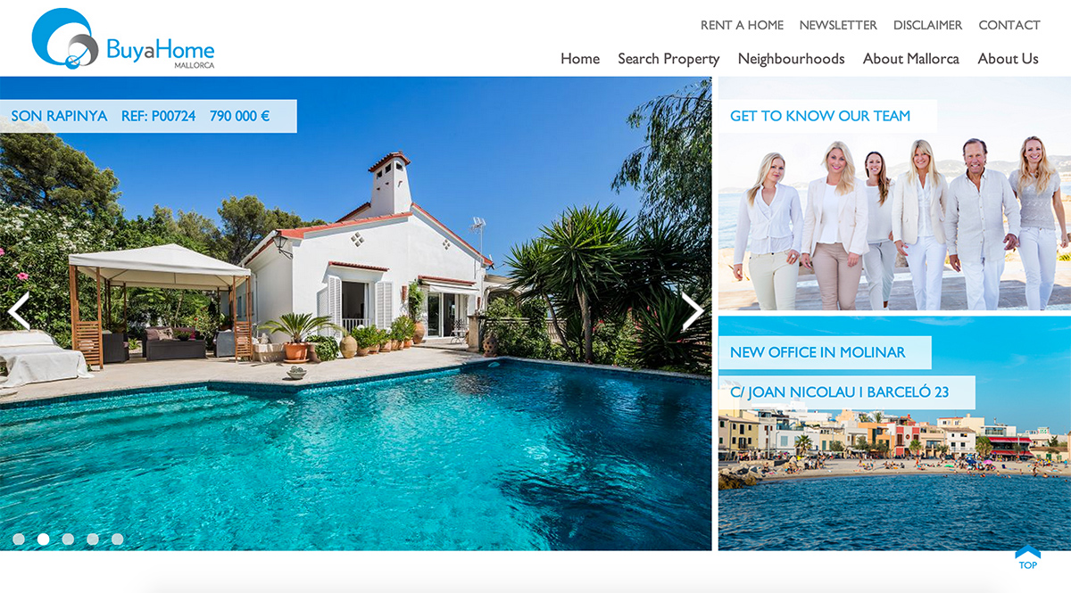 Buy a Home Mallorca new website
